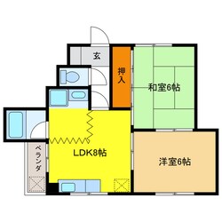 コーポ小川の物件間取画像